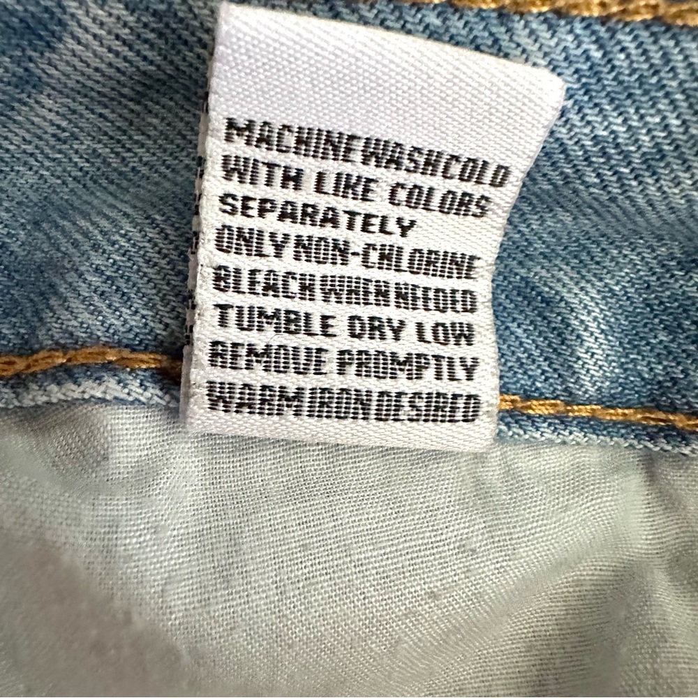 Telepatia Cherry Pocket Classic Denim Wide Leg Jeans Size 9/29 - Picture 11 of 12